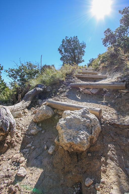 Heading up - Guadalupe Peak
