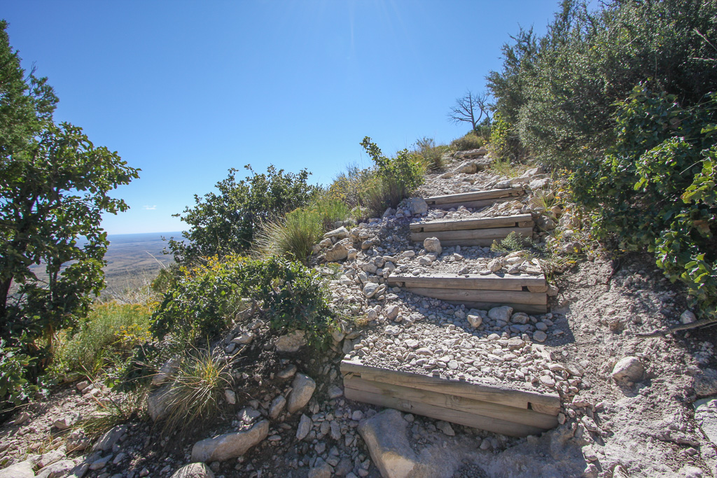 Stairs - Guadalupe Peak