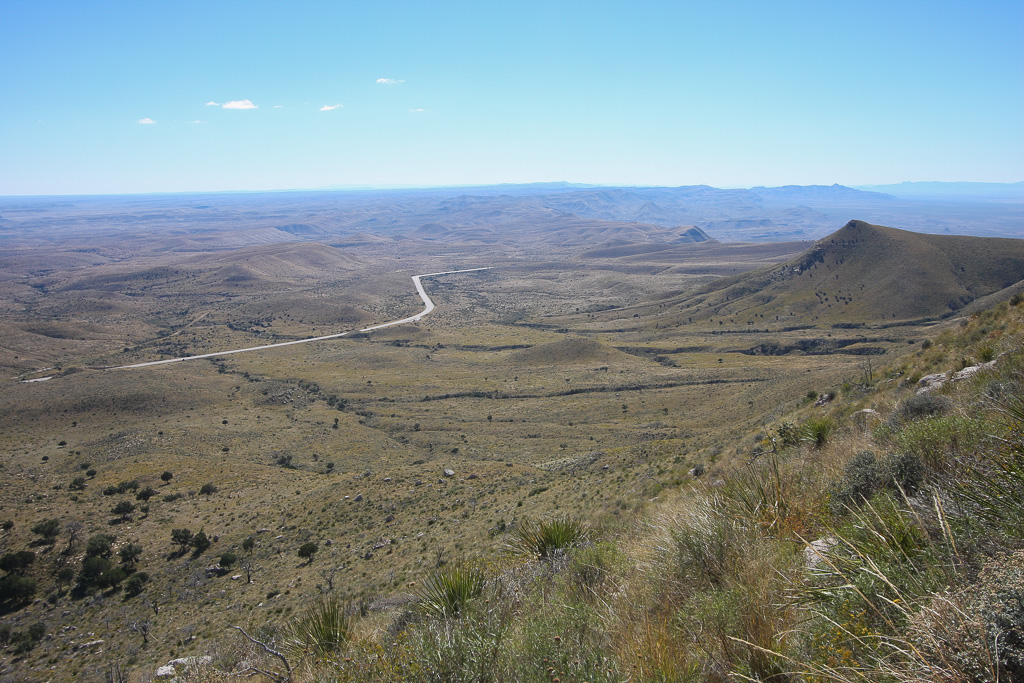 Valley view - Guadalupe Peak
