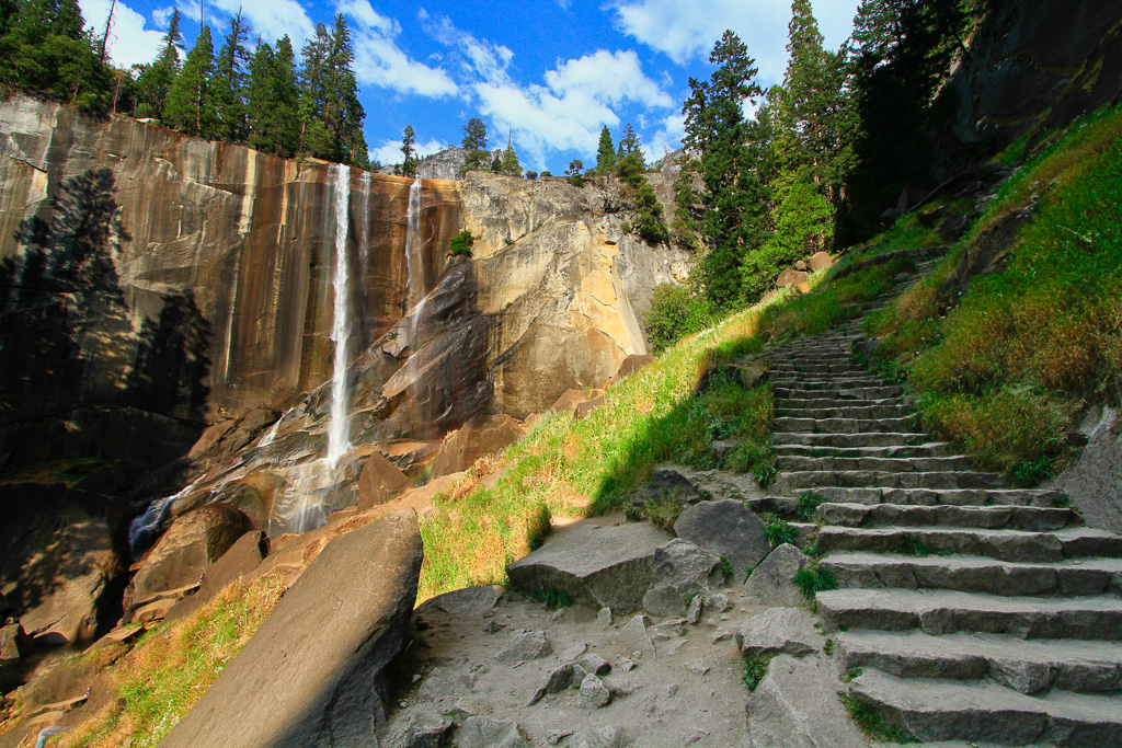 Vernal Falls - Mist Trail  August 2013