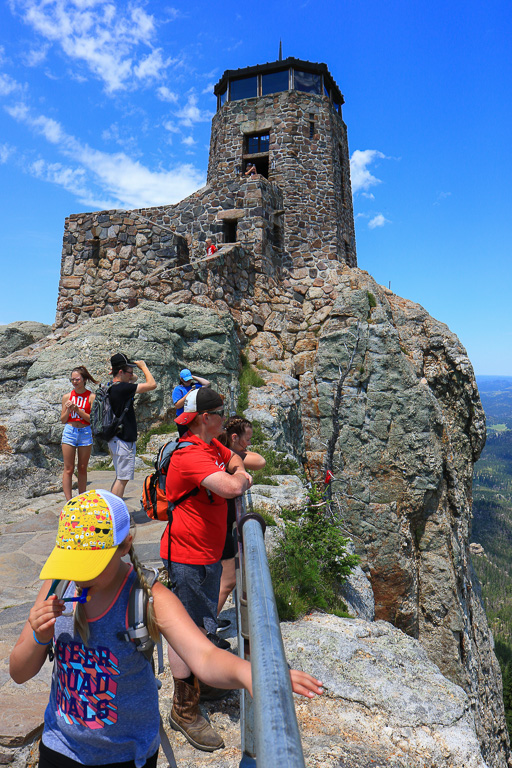 NBH crew enjoying the view - Harney Peak