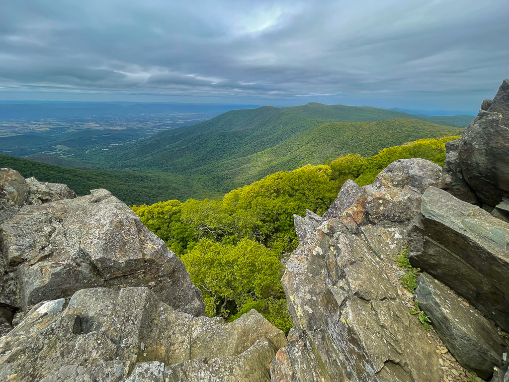 View from Hawksbill - Upper Hawksbill Trail