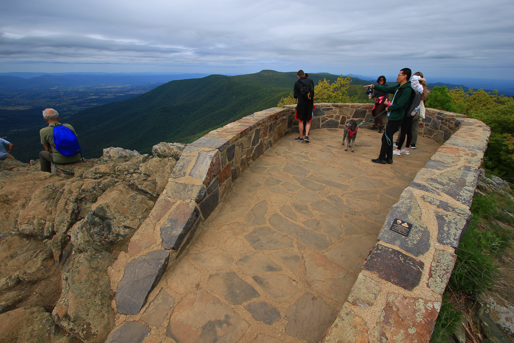 Observation Platform on the Summit - Upper Hawksbill Trail