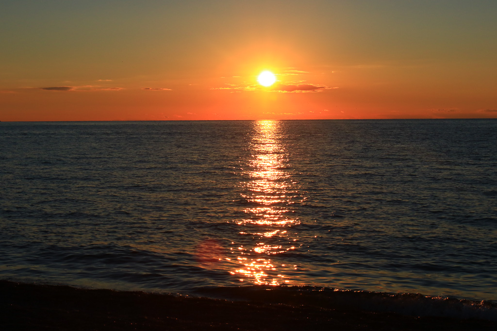 Sunset over Lake Erie - Headlands Dunes