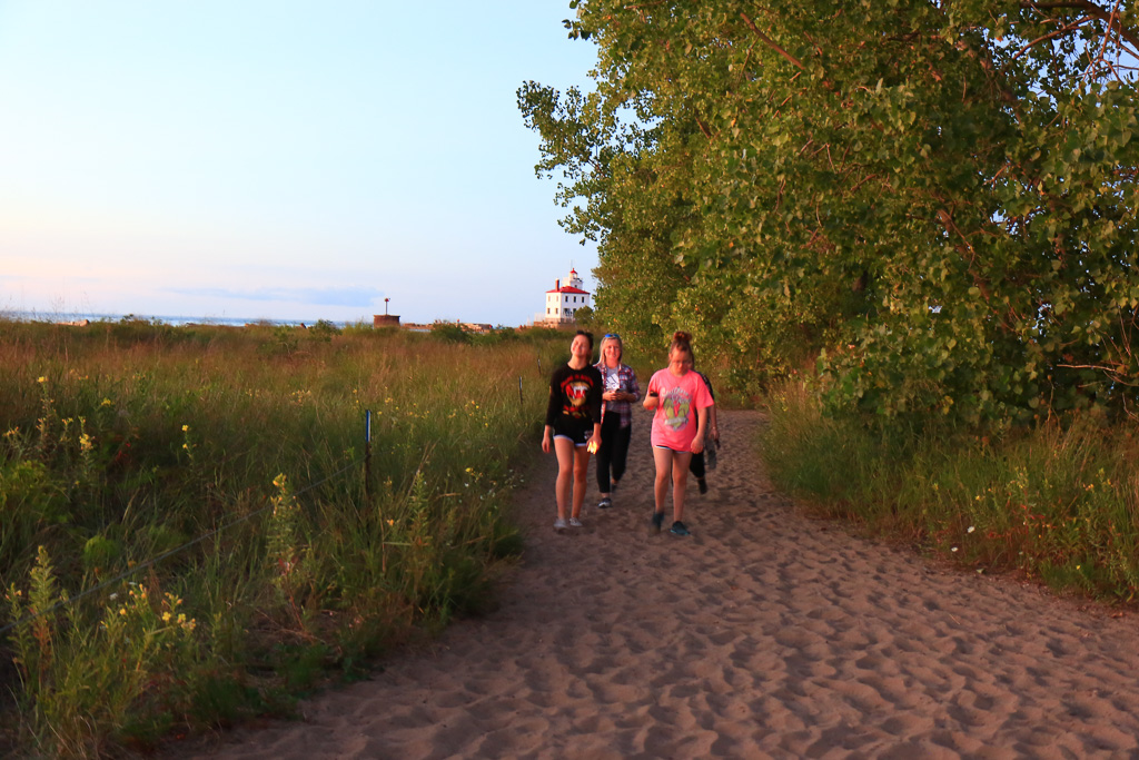 Hiking the Dunes Trail - Headlands Dunes