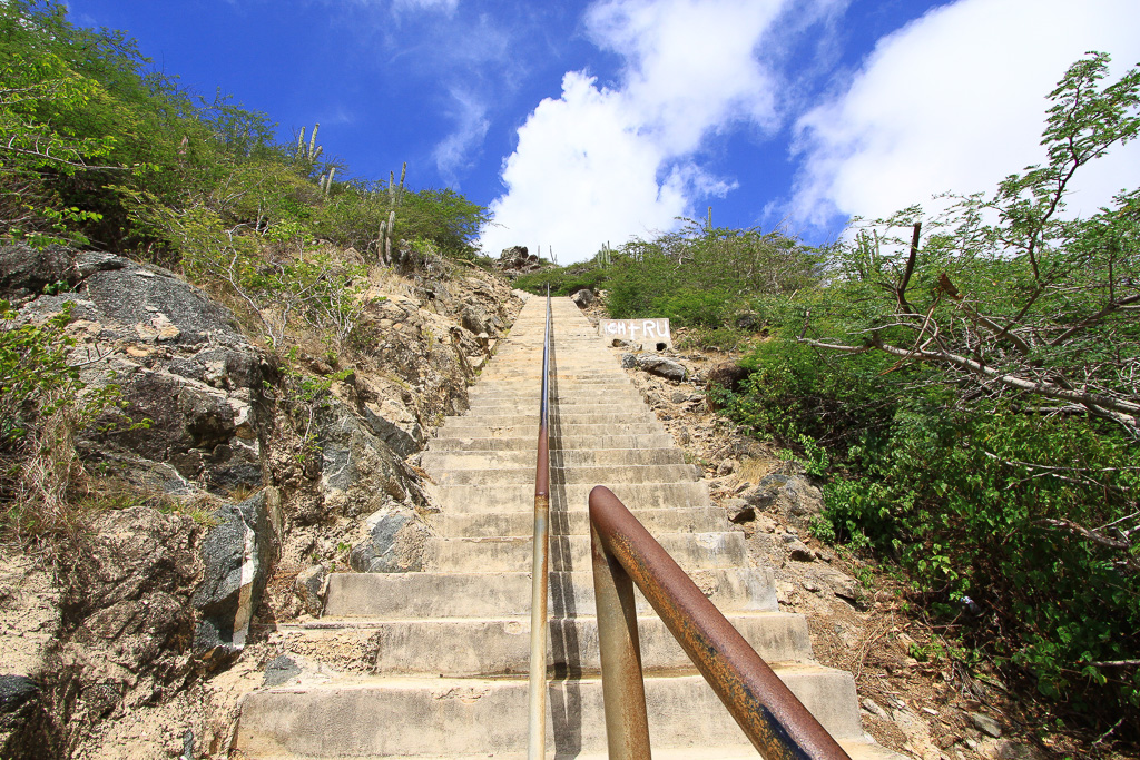 Looking back towards the summit - Hooiberg