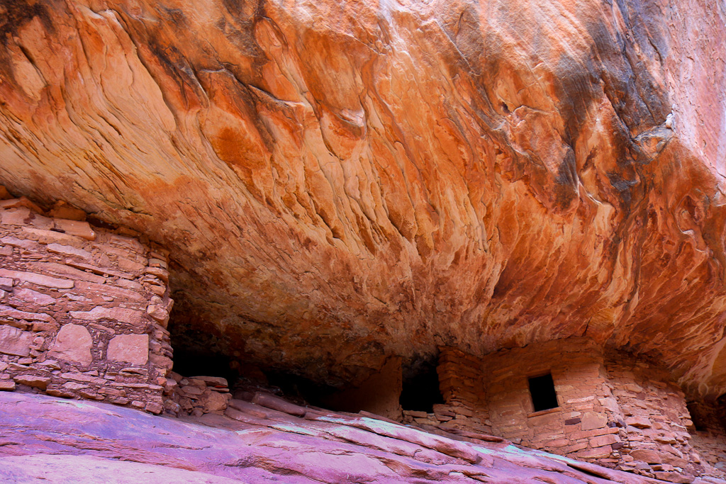 Fiery ceiling - South Fork of Mule Canyon