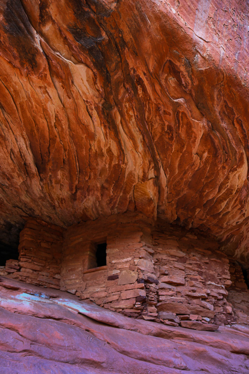 Amazing rock ceiling - South Fork of Mule Canyon