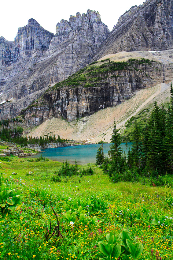 Unnamed pond near cirque- Iceberg Lake