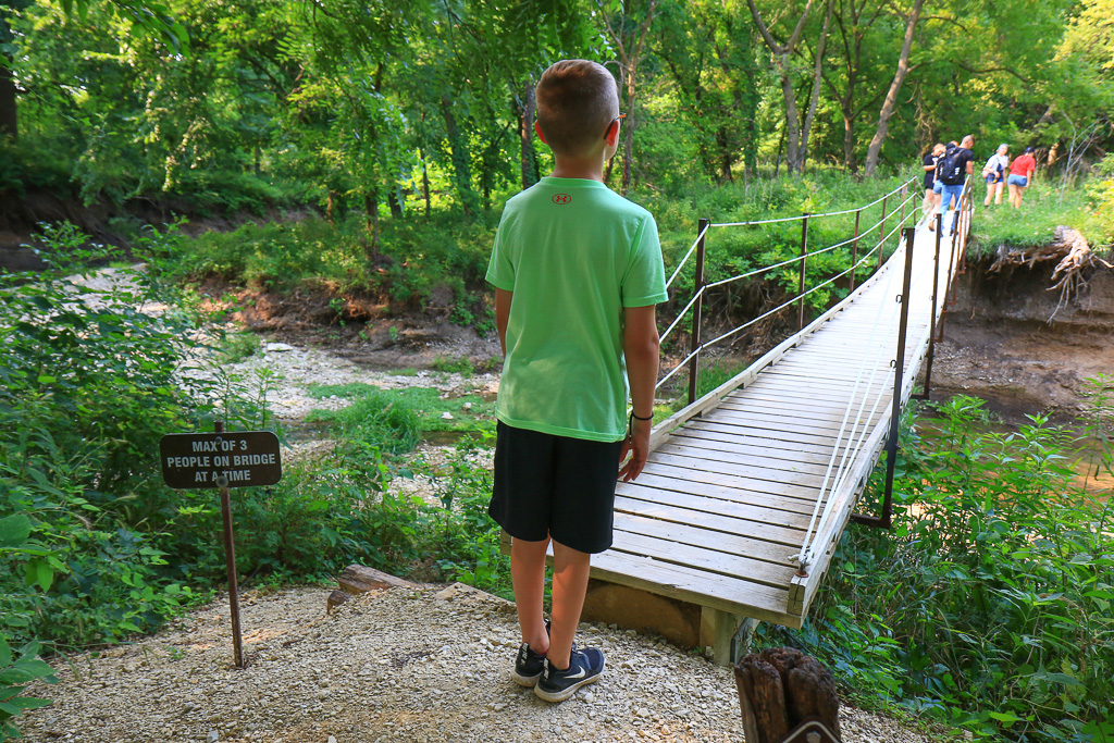 Cam obeying the law of the land - Konza Prairie Nature Trail