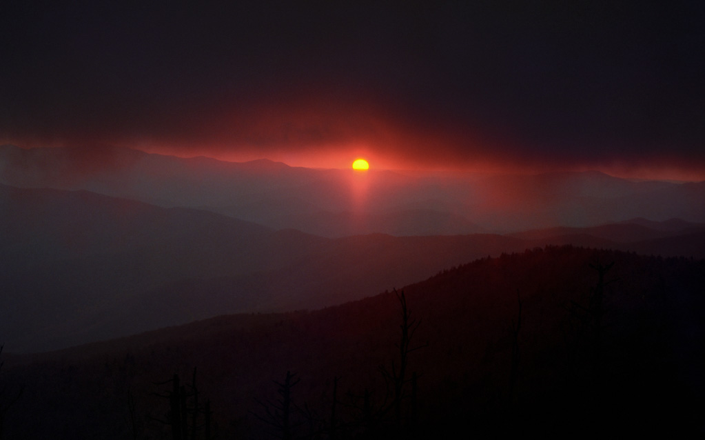 Cliff Tops Sunset- Mount LeConte