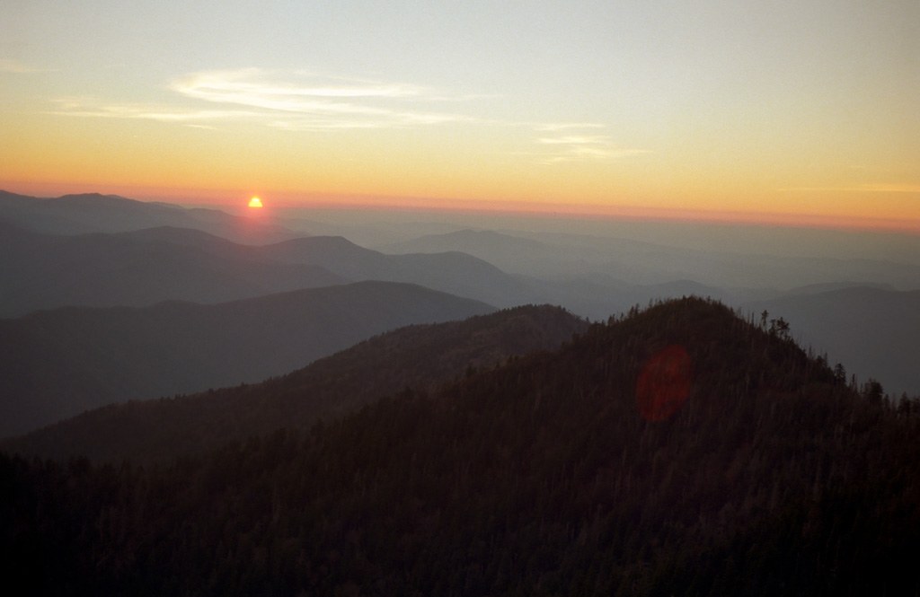 Cliff Tops Sunset- Mount LeConte