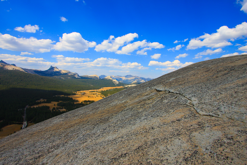 View into the valley - Lembert Dome