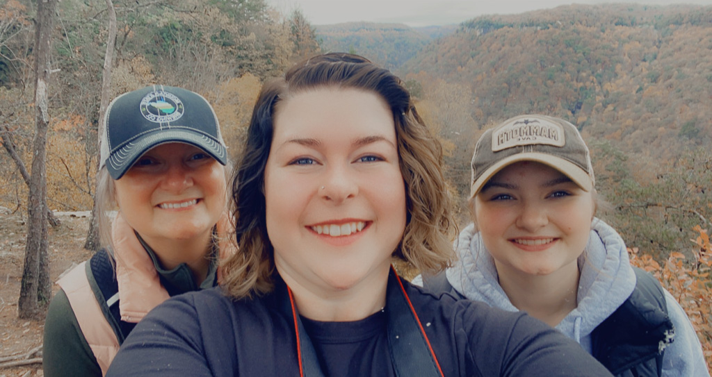 Sookie,L.A., and Tinman  - Long Point Trail, West Virginia