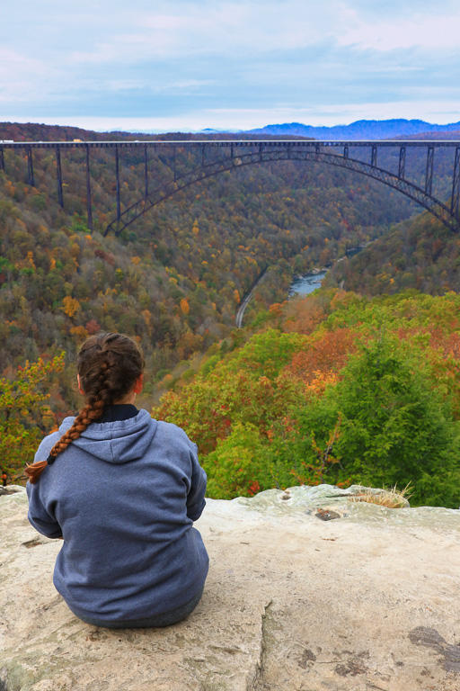 Morty enjoying the view- Long Point Trail