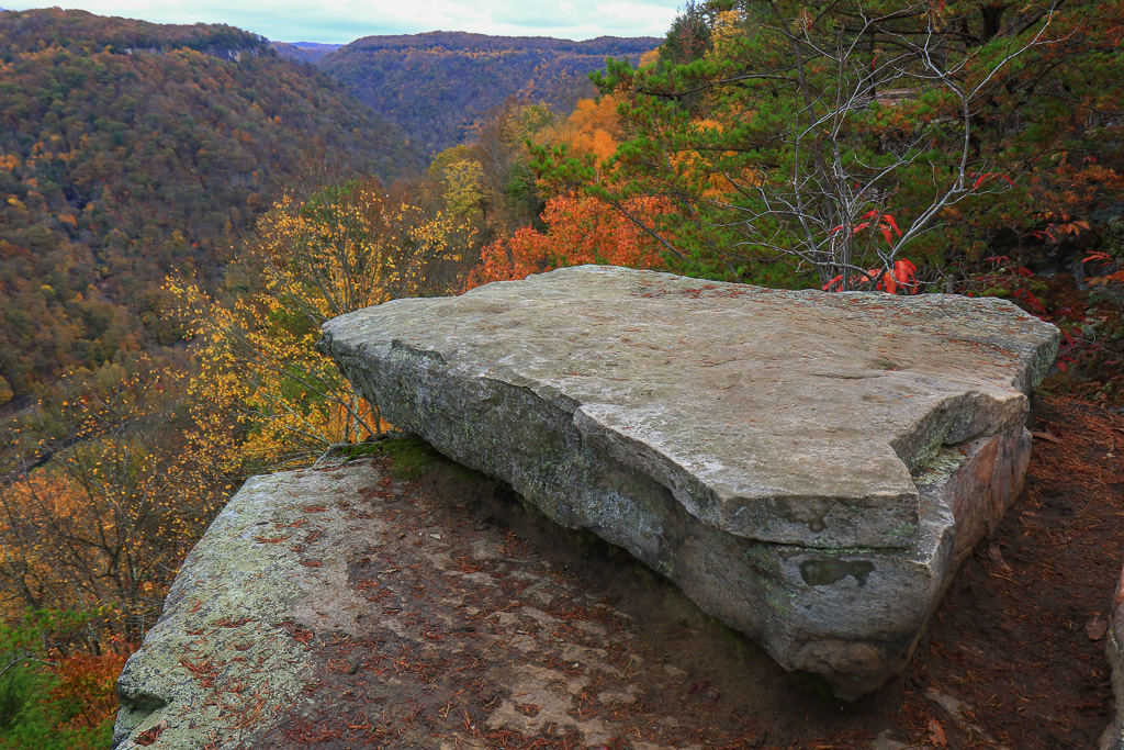 View of Endless Wall- Long Point Trail