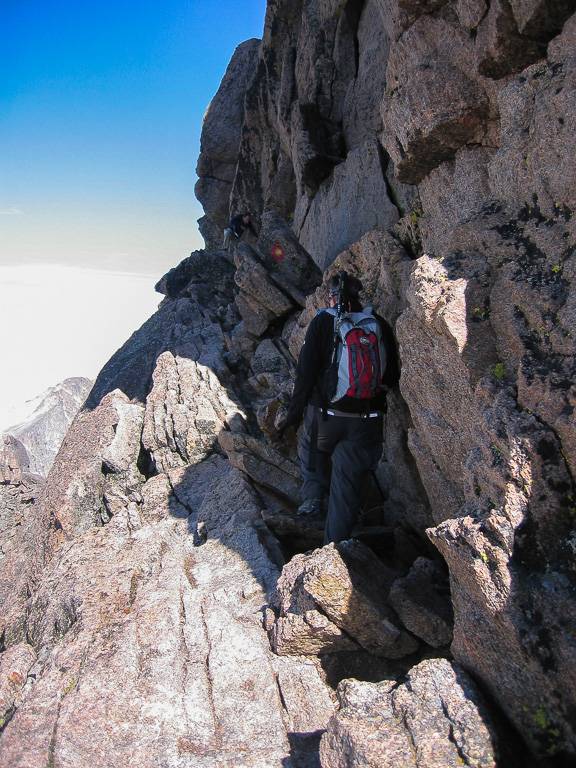 Traversing The Narrows - Longs Peak