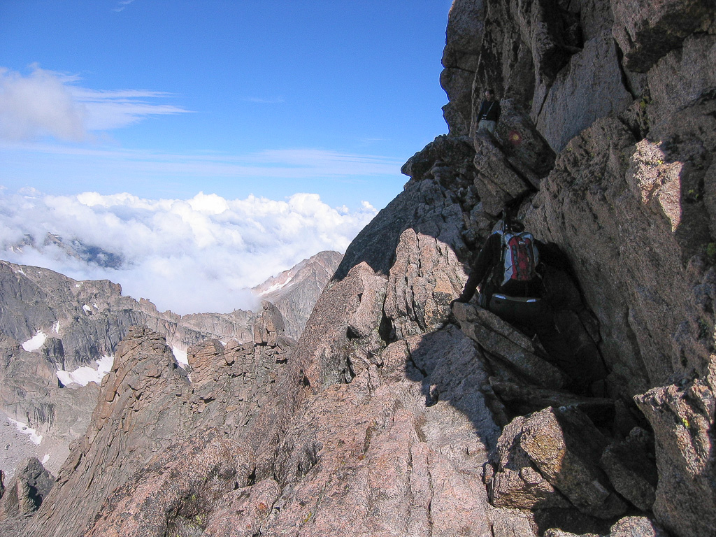 Traversing The Narrows - Longs Peak