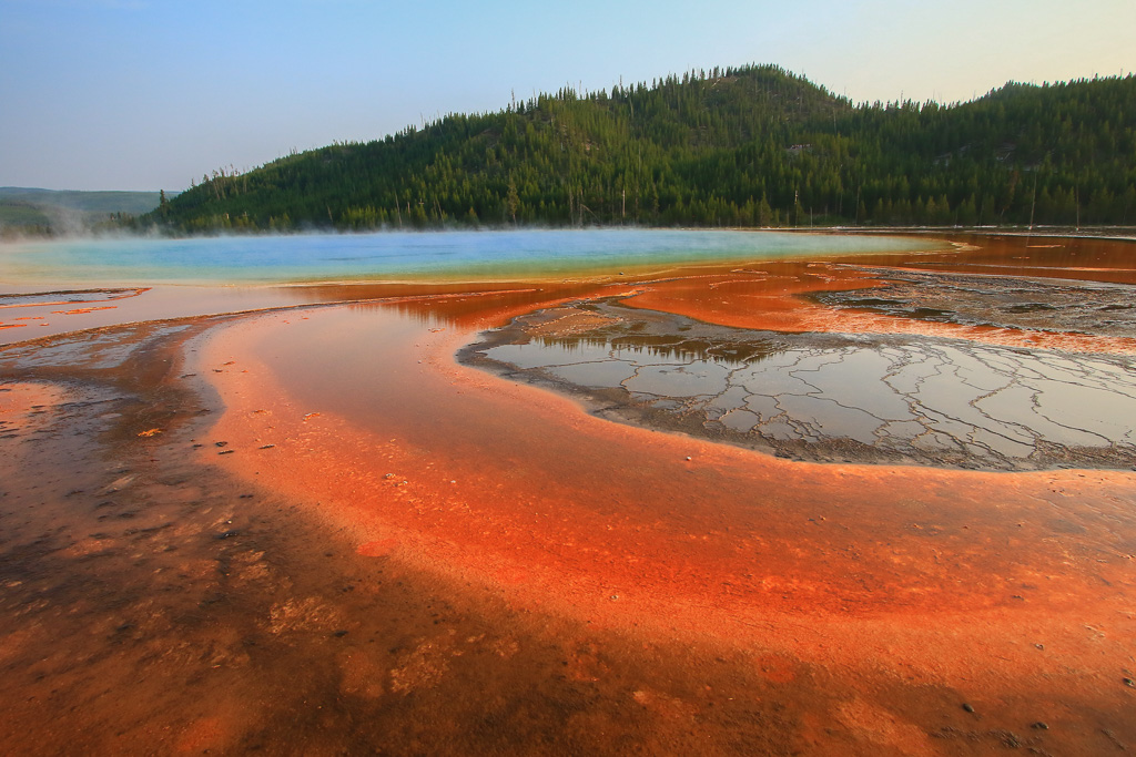 The colors of Grand Prismatic - Midway Geyser Basin