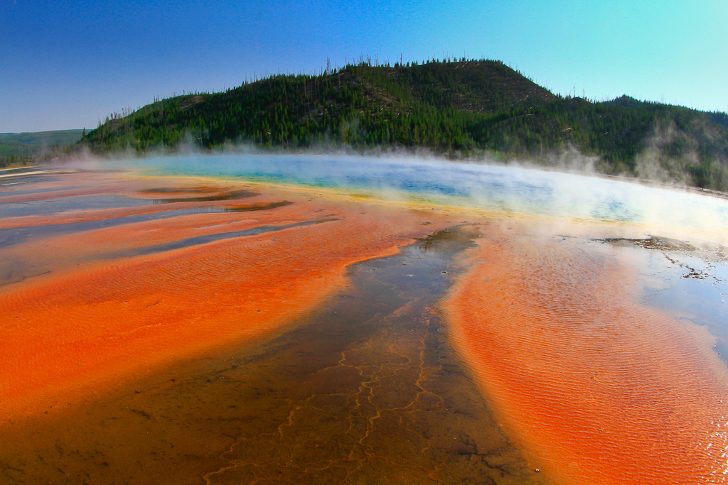 Grand Prismatic from Boardwalk 2012 - Yellowstone National Park, Wyoming