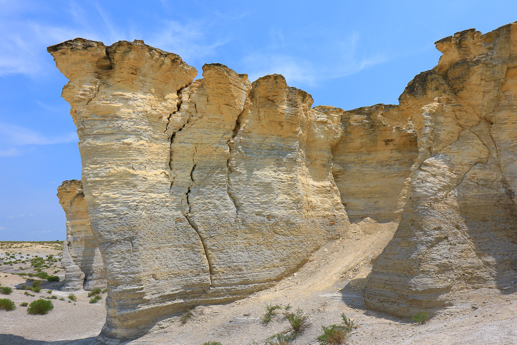 Chalk Spires - Monument Rocks Natural Area