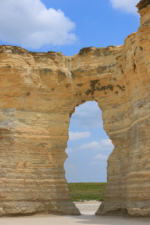 Keyhole Arch - Monument Rocks Natural Area