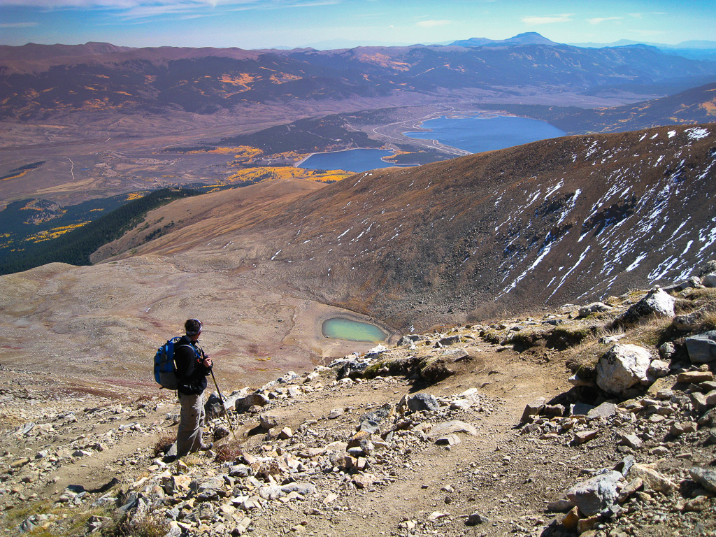 Weisey above Twin Lakes - North Mount Elbert Trail