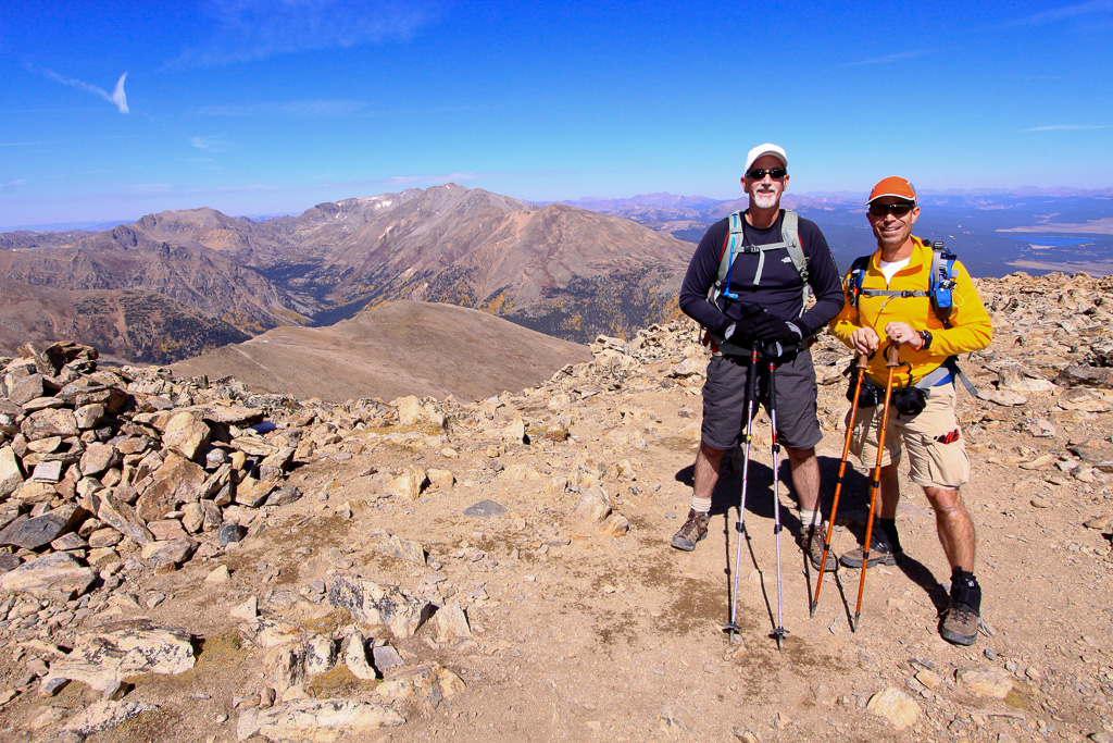Stretch and Mike - North Mount Elbert Trail