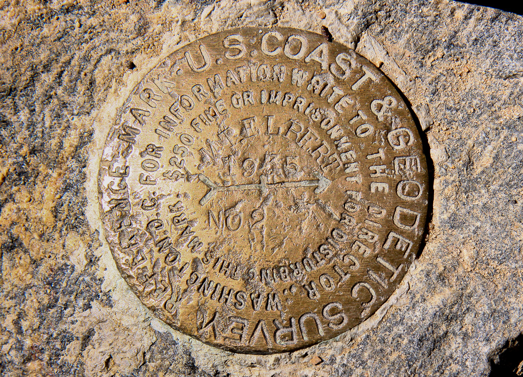 Summit Marker - North Mount Elbert Trail