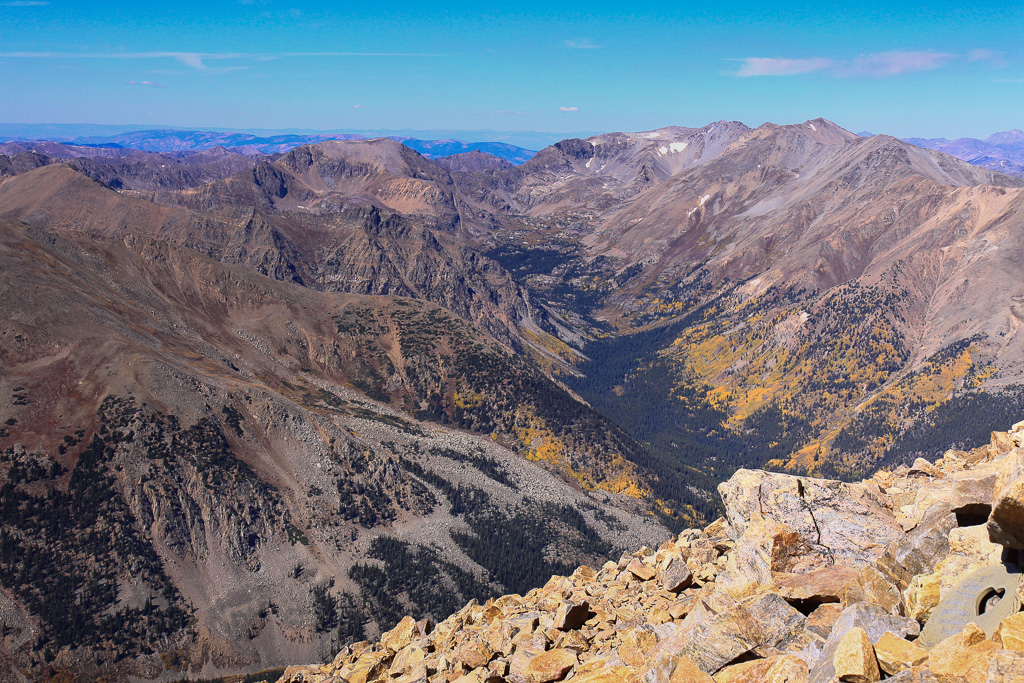 Western view - North Mount Elbert Trail