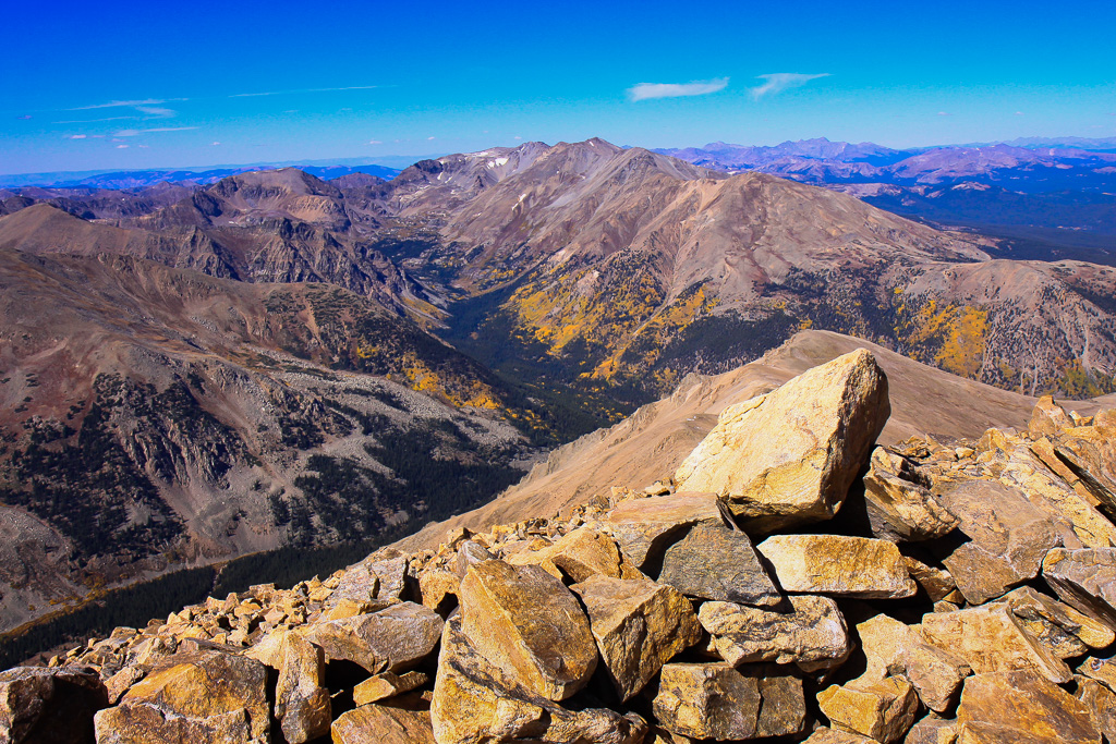 View west - North Mount Elbert Trail