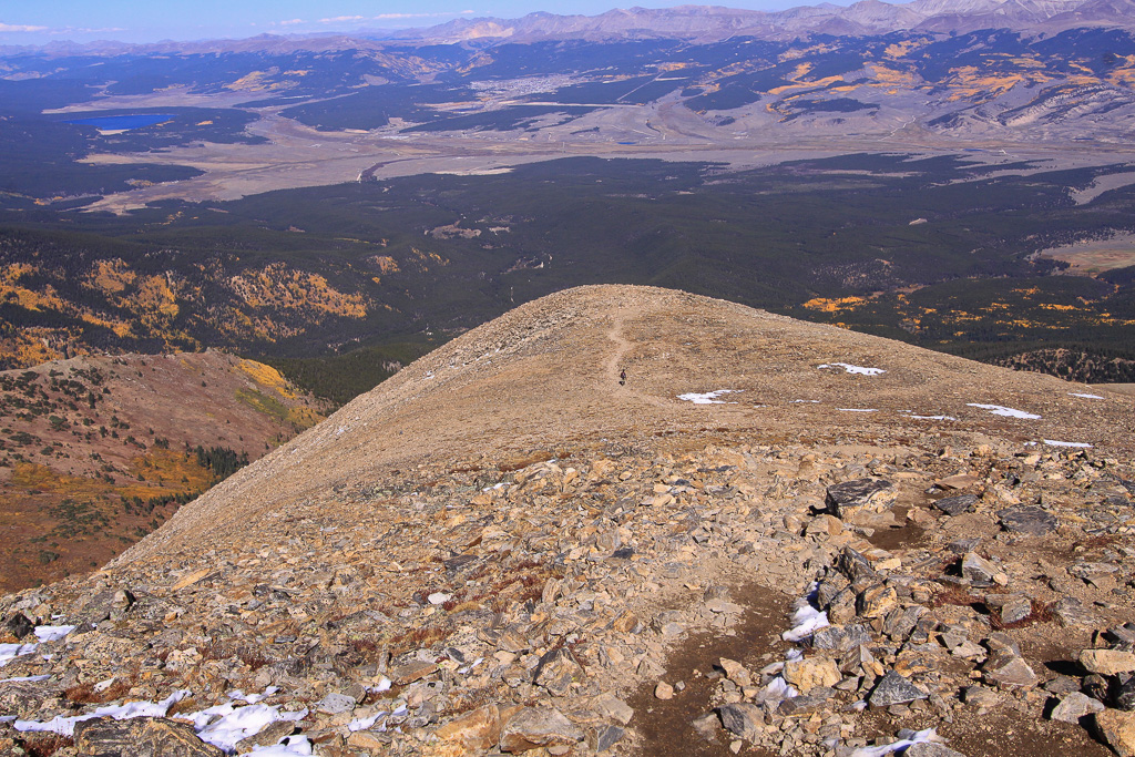 Tough descent - North Mount Elbert Trail