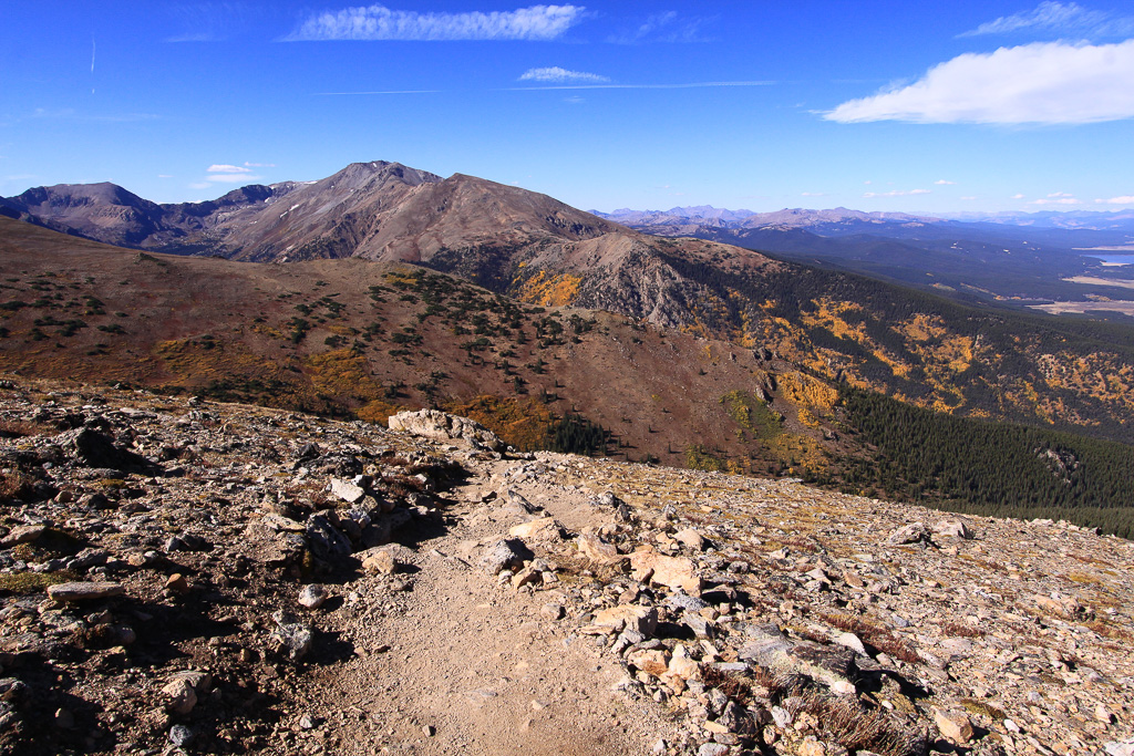 On the descent - North Mount Elbert Trail