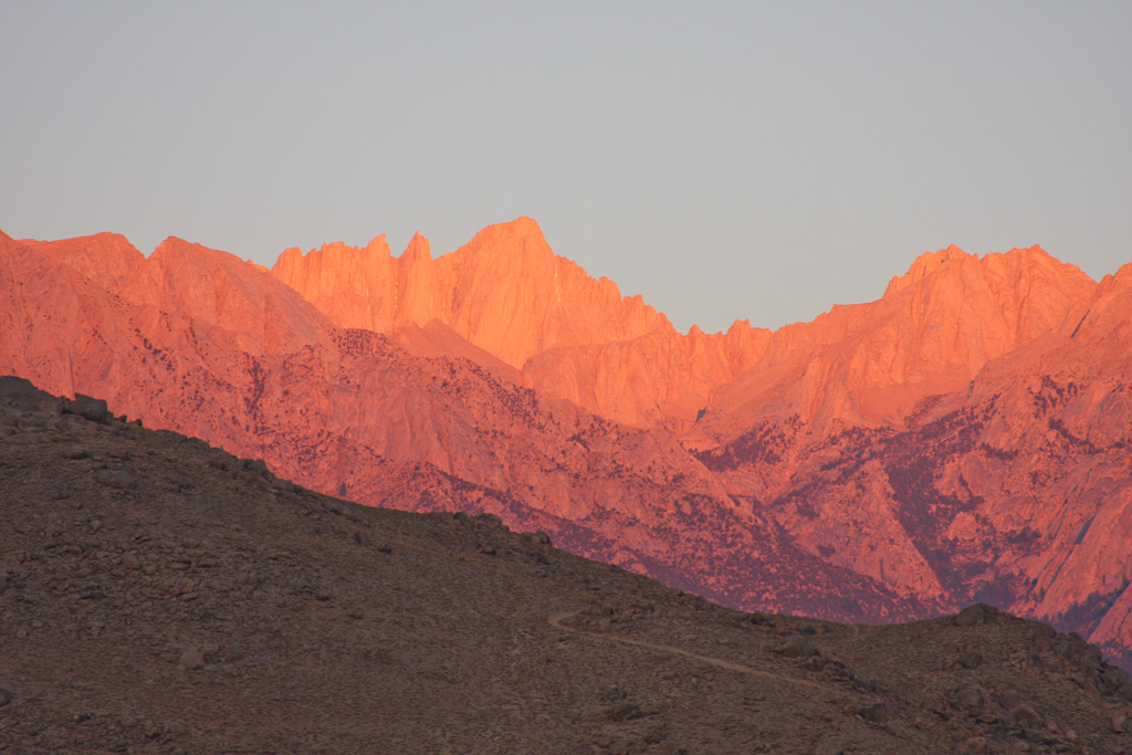 Alpen glow on Whitney 2008