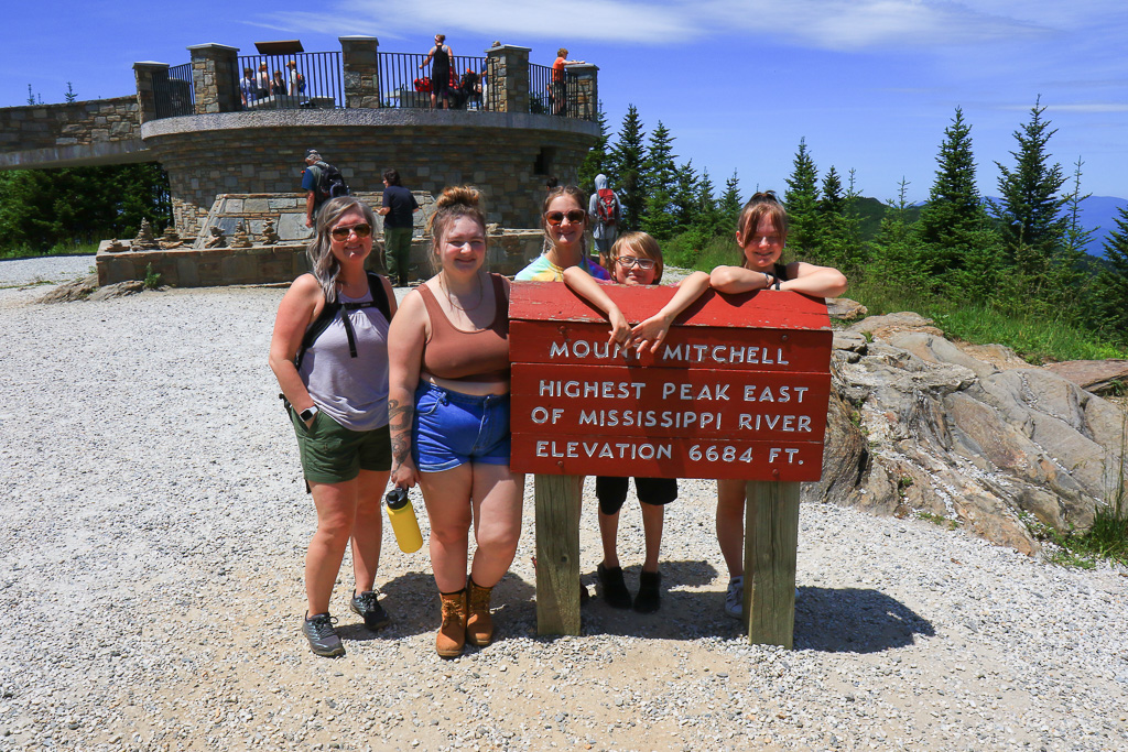 NBH Crew on the summit - Mount Mitchell