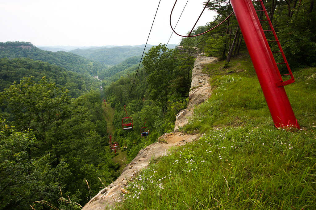 Skylift - Original Trail/Balanced Rock Trail/Laurel Ridge Trail Loop to Natural Bridge