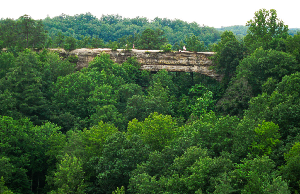 Natural Bridge from Laurel Ridge - Original Trail/Balanced Rock Trail/Laurel Ridge Trail Loop to Natural Bridge