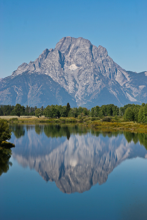 Mount Moran reflected in Oxbow Bend - Grand Teton National Park, Wyoming