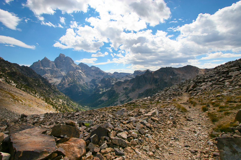 Cathedral Group and trail - Paintbrush Canyon/Cascade Canyon Loop