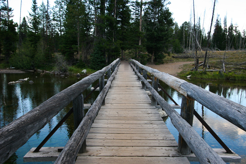 Last footbridge - Paintbrush Canyon/Cascade Canyon Loop