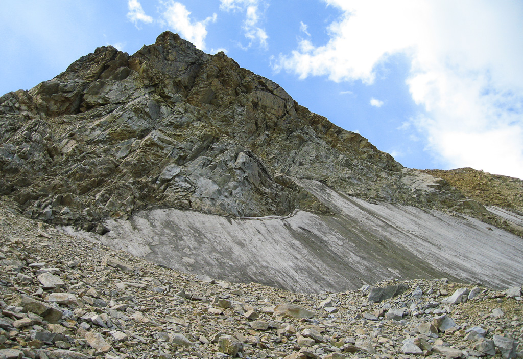Snowfield remnant - Paintbrush Canyon/Cascade Canyon Loop