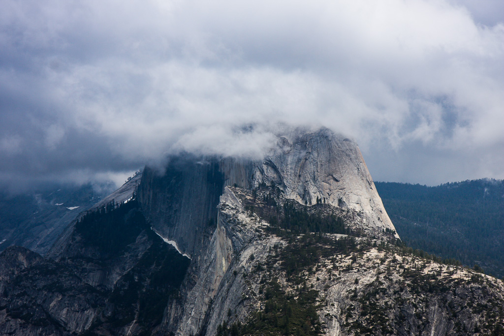 Cloud over Half Dome - Panorama Trail 2008