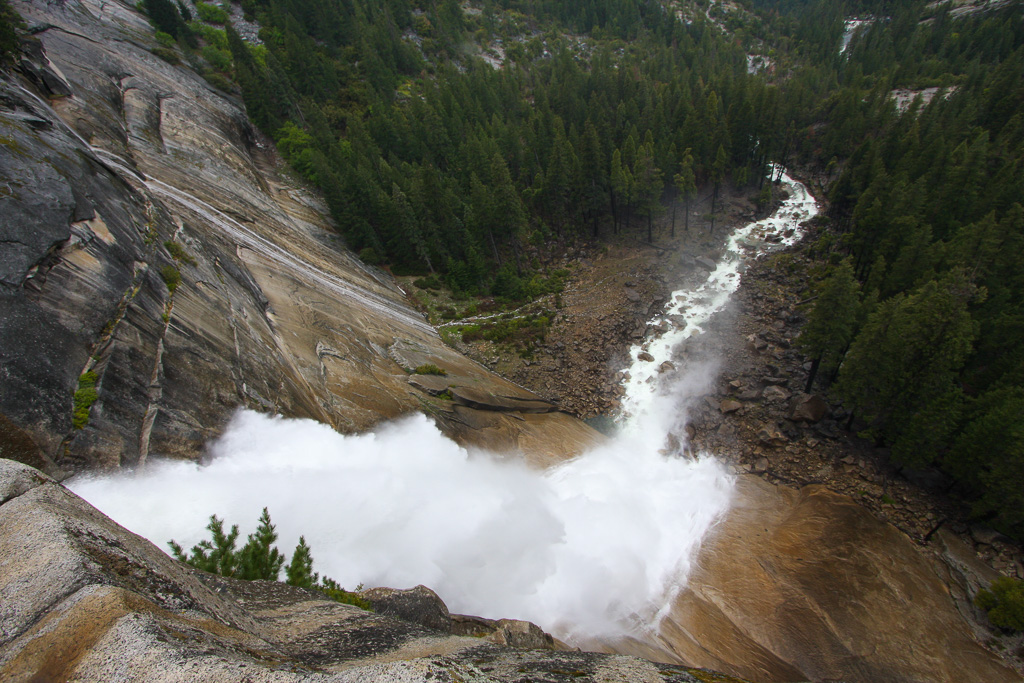 Brink of Nevada Fall - Panorama Trail 2008