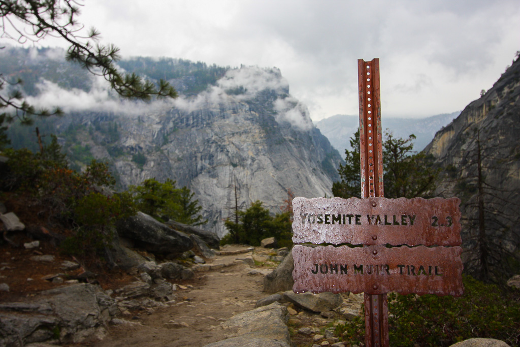 John Muir Trail sign - Panorama Trail 2008