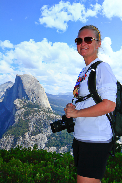 Sook and Half Dome, Yosemite National Park, California 2013