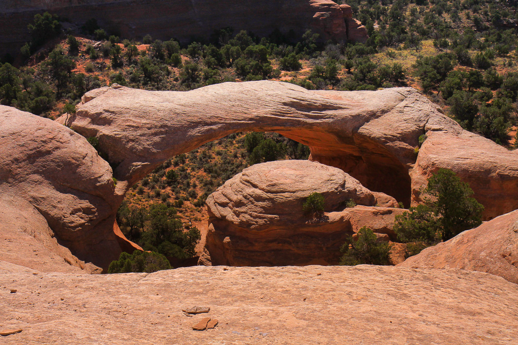 Above Rainbow Arch - Rattlesnake Canyon Arches