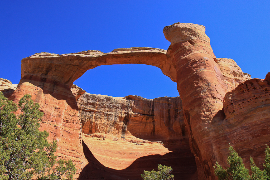 Also known as Centennial Arch and East Rim Arch, Akiti Arch is one of the largest of the nine major arches in Rattlesnake Canyon - Rattlesnake Canyon Arches