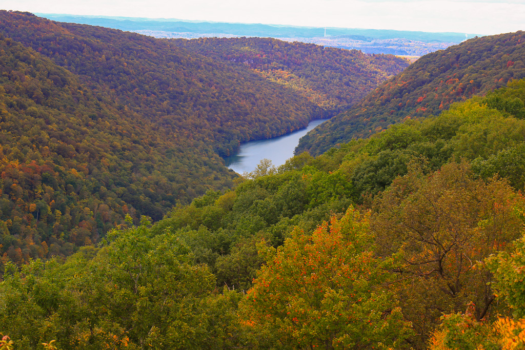 Cheat River from Ravens Rock - Ravens Rock, West Virginia