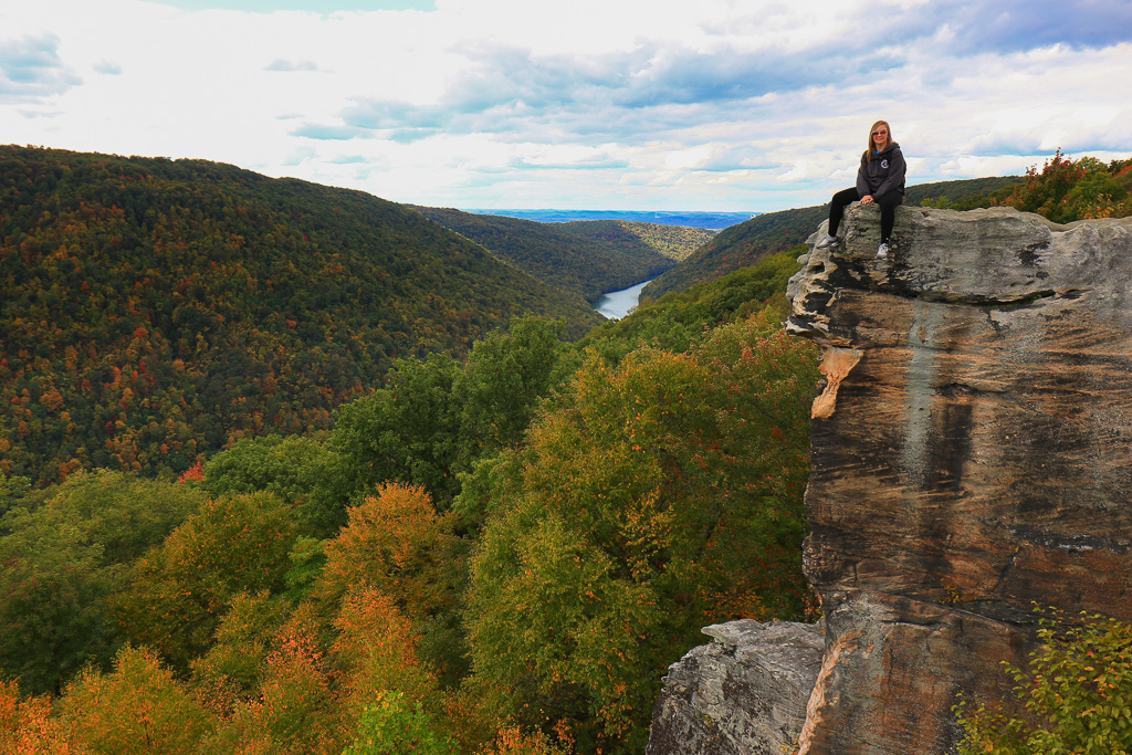 Meya on Ravens Rock - Ravens Rock, West Virginia