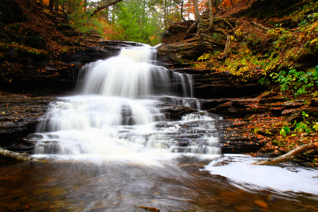 Onandaga Falls - Ricketts Glen State Park